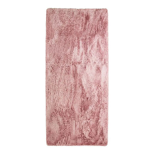 Thedecofactory NEO YOGA - Tapis lavable à base fine et souple extra doux rose 80x180