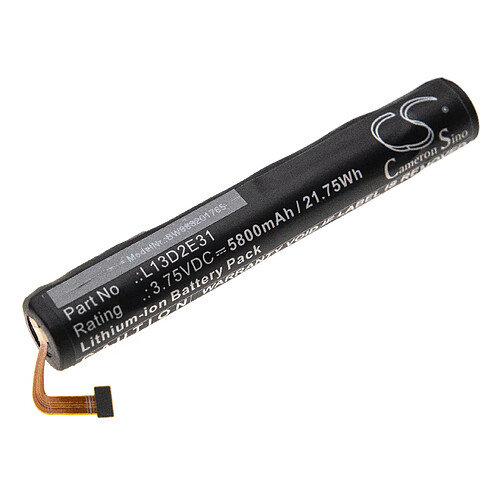 vhbw batterie compatible avec Lenovo Yoga Tablet 8 tablette tablet (5800mAh, 3,75V, Li-Ion)