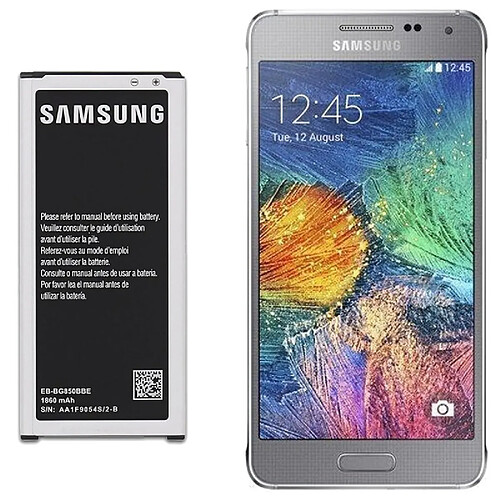 Samsung - Batterie d'originie pour le Samsung Galaxy Alpha - EB-BG850BBEE - 1860 mAh