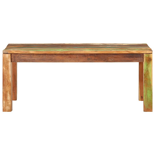 ComfortXL Table Basse 100x55x40 Cm Bois De Récupération Massif