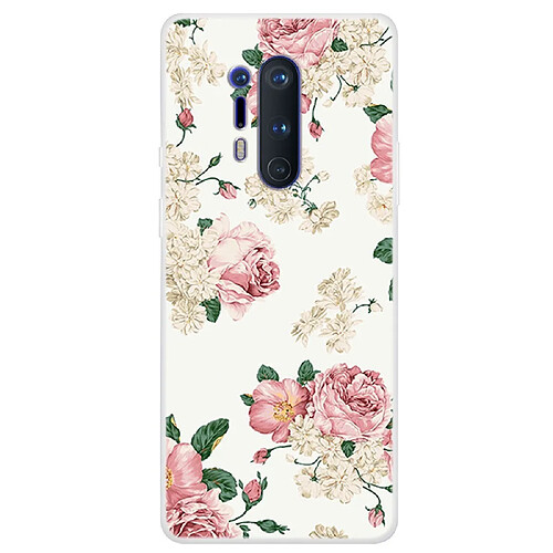 Coque en TPU impression de motifs souple une rose pour votre OnePlus 8 Pro