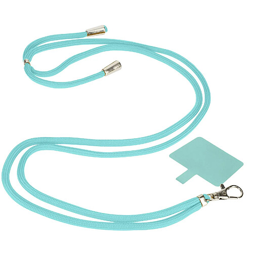 Avizar Cordon pour Smartphone Nylon Tressé 80cm Réglable Accroche Universelle Turquoise