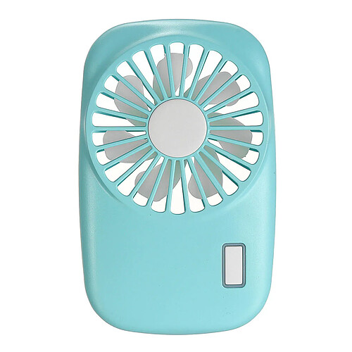 Mini Ventilateur Portable Ventilateur de Refroidissement à Air Portatif Ventilateur Refroidisseur d'été Batterie Au Lithium Ventilateur Rechargeable USB COULEUR BLEUE