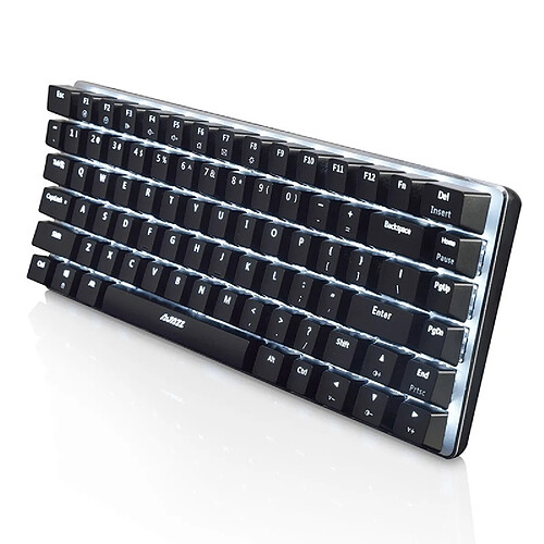 Wewoo Clavier mécanique de jeu pour ordinateur portable Ajazz AK33 axe bleu noir