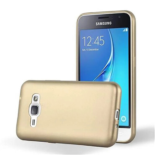 Cadorabo Coque Samsung Galaxy J1 2016 Etui en Or