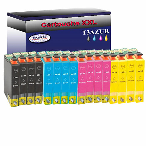 T3Azur 16x Epson T16XL-Compatible