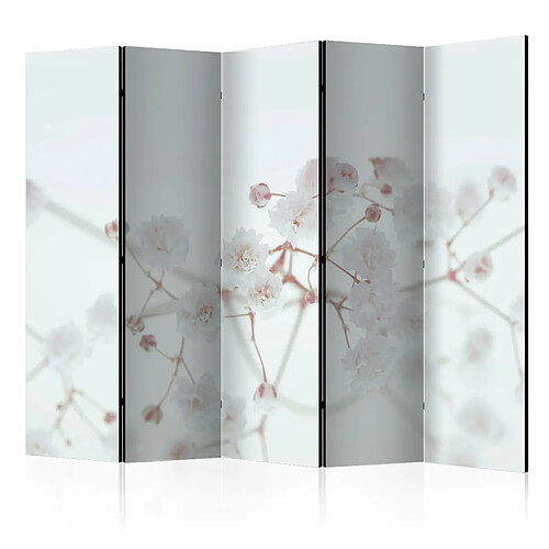 Artgeist Paravent - White Flowers II [Room Dividers] [225x172]