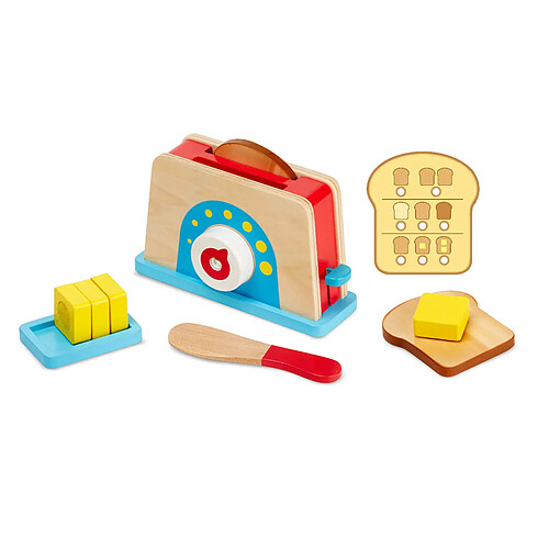 Melissa & Doug Ensemble de Grille-Pain avec Pain et Beurre