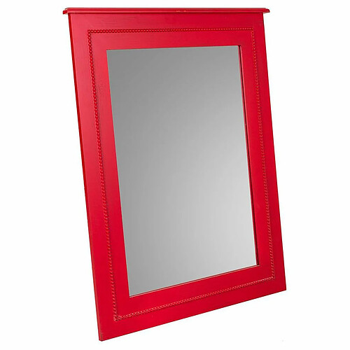 Miroir mural Alexandra House Living Rouge verre Bois d'épicéa 3 x 90 x 70 cm