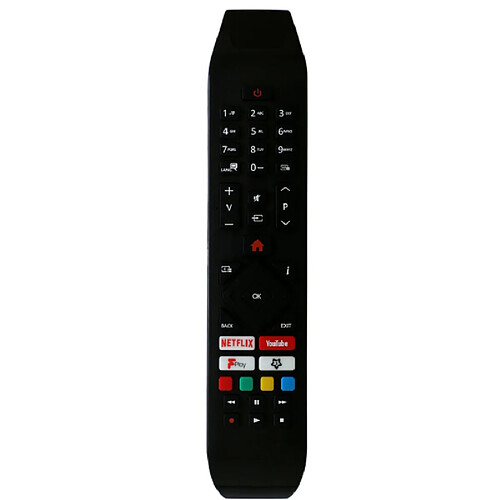 GUPBOO RC-43141 pour télécommande TV universelle Hitachi NETFLIX YOUTUBE FPLAY