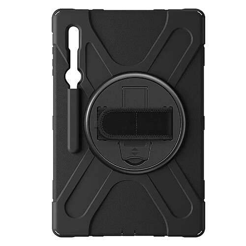 Avizar Coque pour Samsung Tab S8 Ultra / S10 Ultra et S9 Ultra Poignée Béquille Noir