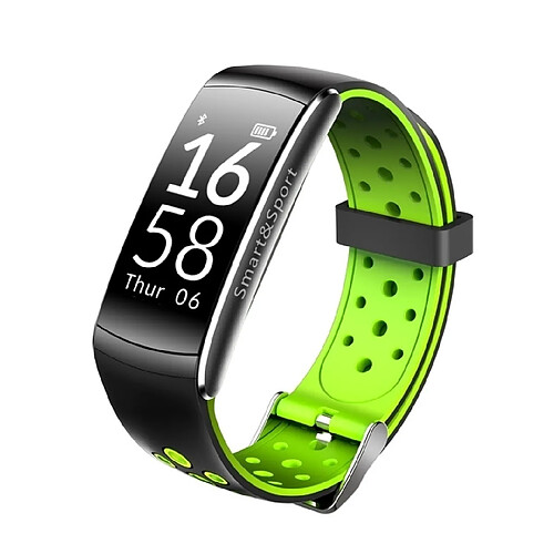 Wewoo Bracelet connecté Smart Watch Moniteur de fréquence cardiaque IP68 Etanche Fitness Tracker Tension artérielle GPS Bluetooth pour Android IOS femmes hommes Vert