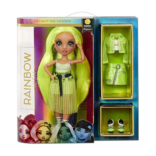 Cstore Rainbow High Fashion Doll Karma Nichols Neon