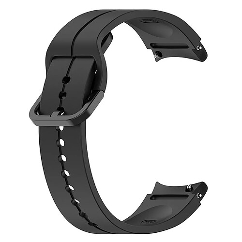 20MM Bracelet de montre en silicone Accessoires de remplacement compatible Samsung Watch5/Watch5 Pro - Noir