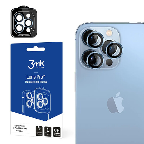 Max Protection Apple iPhone 13 Pro/13 Pro Max - 3mk Lens Protection Pro Sierra Blue