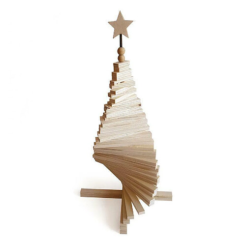 Graines Creatives Coffret DIY - Mon sapin en lattes de bois - 46 cm