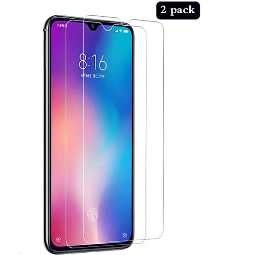 Ipomcase Protège écran Xiaomi Mi 9 (Mi9) Film Vitre Verre trempé - Lot de 2