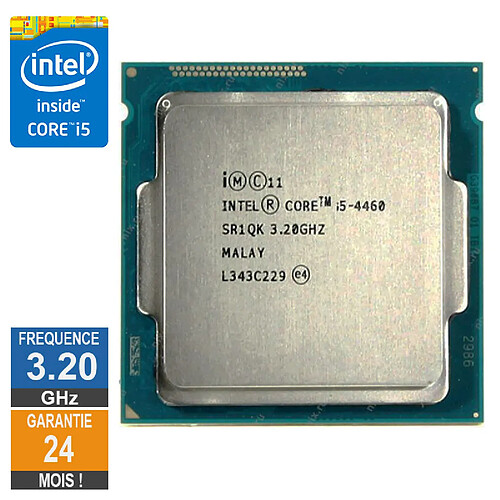 Processeur Intel Core I5-4460 3.20GHz SR1QK FCLGA1150 6Mo · Reconditionné