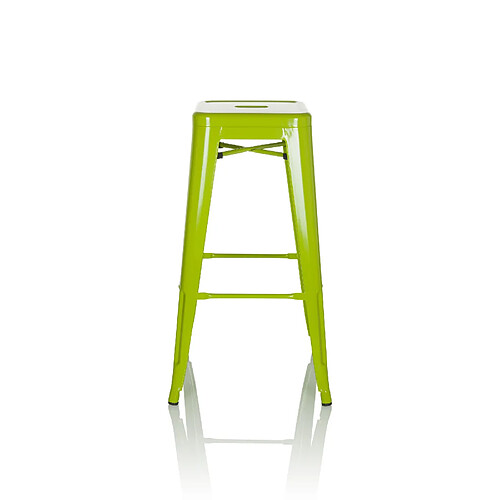 Tabouret de bar VANTAGGIO HIGH métallique vert hjh OFFICE