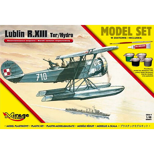 Lublin R.XIII Ter/Hydro Reconnaissance s seaplane (Model Set)- 1:48e - Mirage Hobby