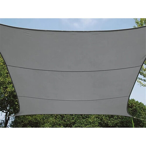 Perel Voile Solaire Perméable - Carré - 3.6 X 3.6 M - Couleur: Anthracite