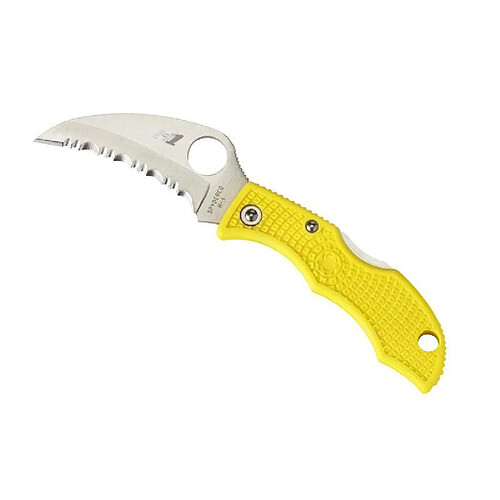 SPYDERCO - LYLS3HB - COUTEAU SPYDERCO LADYBUG 3 SALT JAUNE