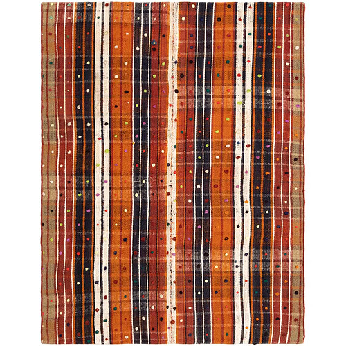 Vidal Tapis de laine 175x134 multicolore Jajim