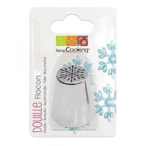 Scrapcooking Douille à pâtisserie en inox - Flocon