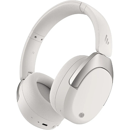 Edifier W830NB - Casque Supra-auriculaire sans Fil avec ANC -45 DB, Batterie 94H, Son Haute résolution LDAC, Bluetooth V5.4 - Blanc