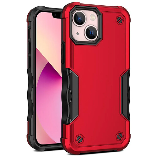 Coque en TPU anti-rayures, flexible rouge pour votre iPhone 13 mini 5.4 pouces