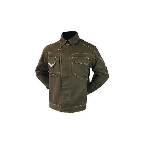 Veste de travail Homme COFRA workmaster - marron et noir - Taille 52