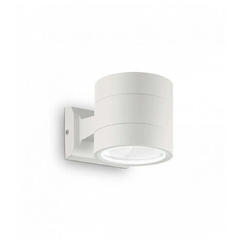 Ideal Lux Applique murale Blanche SNIF ROUND 1 ampoule