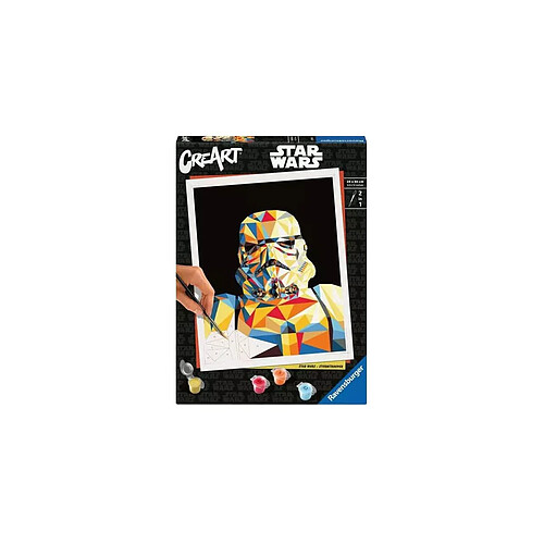 Ravensburger Star Wars - Set de peinture par numéros CreArt Stormtrooper 24 x 30 cm