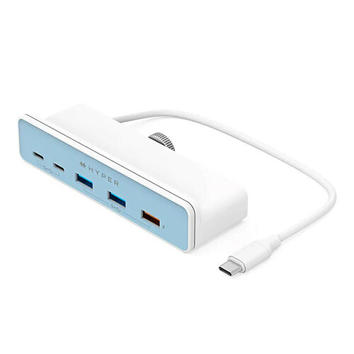 HUB USB-C HyperDrive 5 en 1 para iMac Blanco