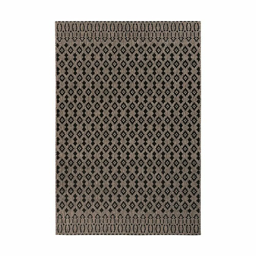 Paris Prix Tapis Géométrique à Poils Courts Splash Gris 120 x 170 cm