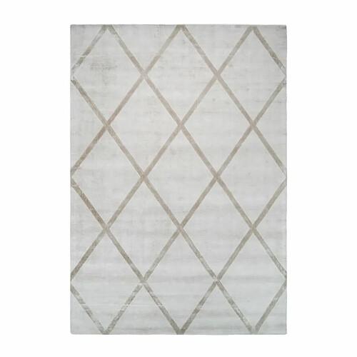 Paris Prix Tapis Géométrique à Poils Courts Luxury II Taupe 160 x 230 cm