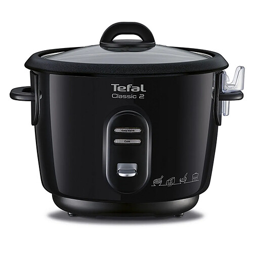 Cuiseur à riz 3l 500w noir métallisé - rk102811 - TEFAL