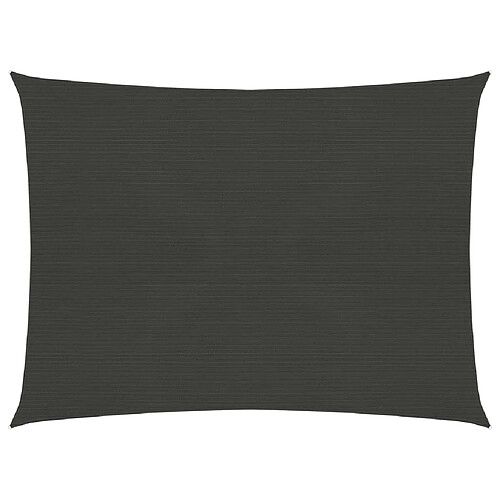 ComfortXL Voile D'ombrage 160 G/m² Anthracite 2x2,5 M Pehd