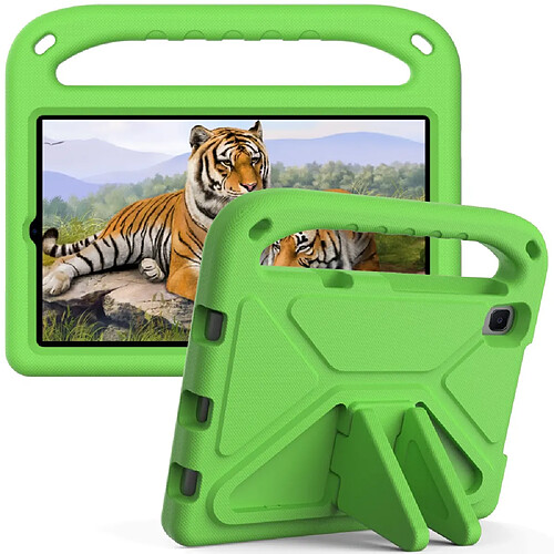 Coque en TPU avec béquille à poignée, vert pour votre Lenovo Tab M8 (1st Gen) TB-8505/Tab M8 (2nd Gen) TB-8705/Tab M8 (3rd Gen) TB-8506