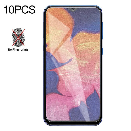 Wewoo Film de verre trempé de mat non-mat à 10 PCS pour Galaxy A10 / M10