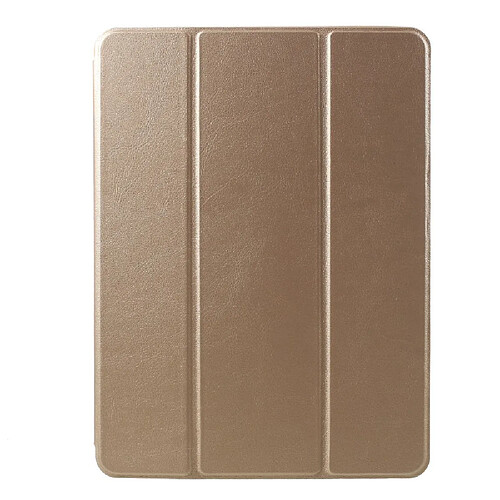 Etui en PU trois volets avant or pour votre Apple iPad Pro 10.5-inch (2017)