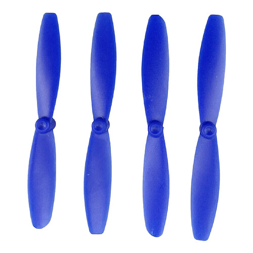 Hélice 4 pièces pour minidrones pour perroquet 3 mambo swing rc drone bleu