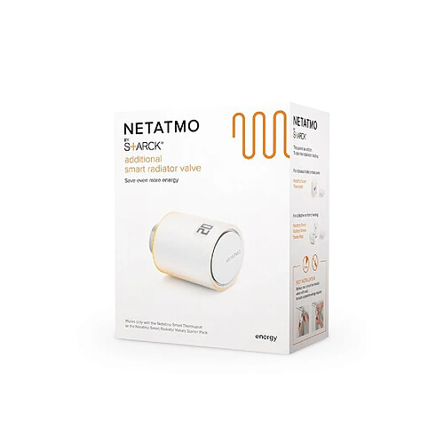 Netatmo "Smart Radiator Valve" - Tête thermostatique additionnelle sans fil pour "Smart Thermostat" ou "Starter Pack"