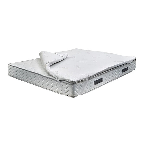 Alter Topper renouvelle le matelas en mousse à mémoire de forme, 100% Made in Italy, anti-acariens, hypoallergénique et antibactérien, cm 80x190h5