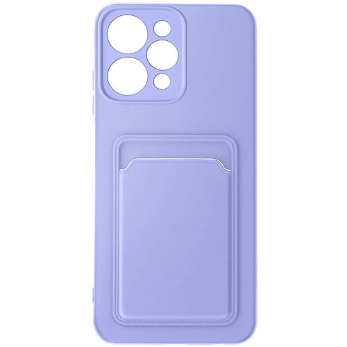 Avizar Coque pour Xiaomi Redmi 12 Porte-carte Souple Anti-traces Lavande