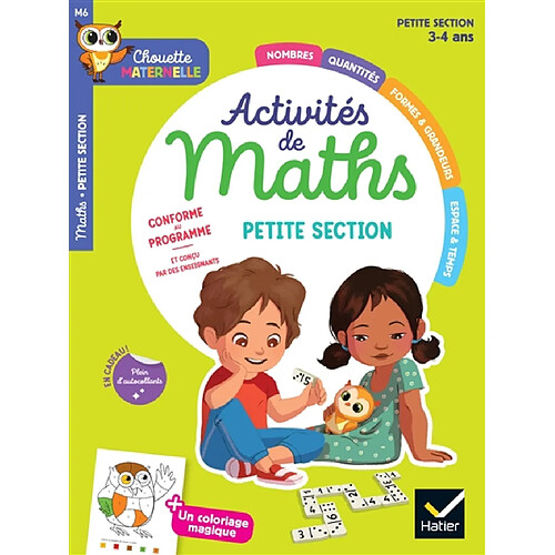 Activités de maths : petite section, 3-4 ans : conforme au programme