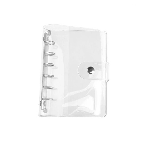 1 Pc Transparent PVC Clip Dossier Dossier Lâche Cahier Feuille R-ing Binder Agenda Agenda École Fournitures de Bureau