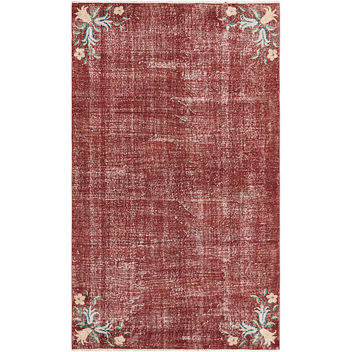 Vidal Tapis de laine 259x150 rouge Ultra Vintage