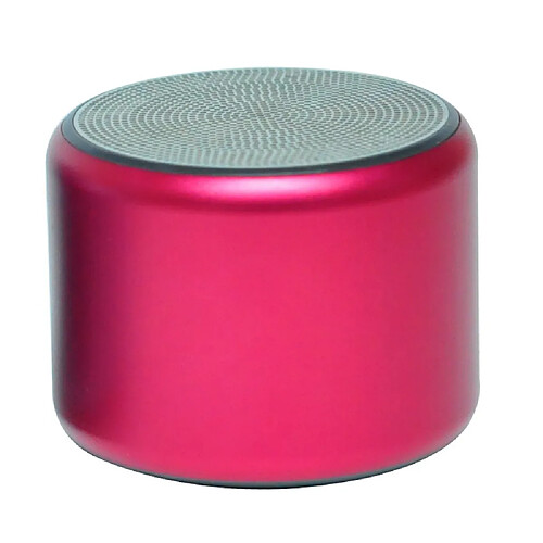 General Mini haut-parleur Bluetooth portable, basses améliorées et son haute définition, design portable, micro intégré, appel mains libres, IPX6 étanche et durable pour l'extérieur, batterie de 10 heures, pour la maison, les voyages, la randonnée (rouge)