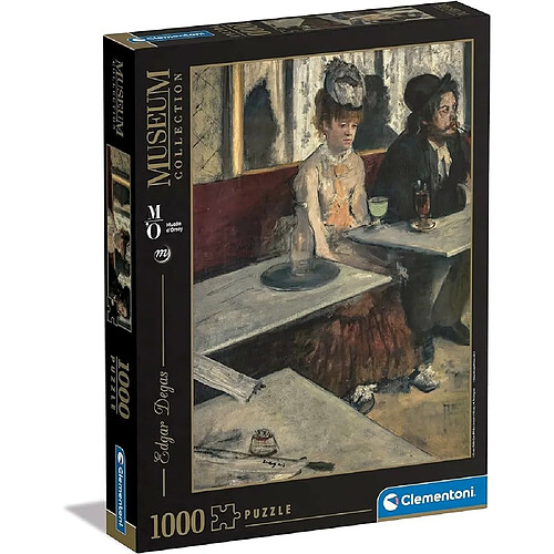 Clementoni Puzzle Col.Musées - Degas. Au Café - 1000 pièces (CLE39761)